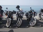 Moto in parata sul mare